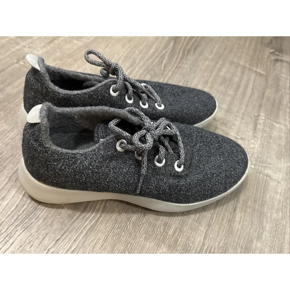 AllBirds Women's Gray Wool Runners Sneakers Running Shoes Sz 10 Wool